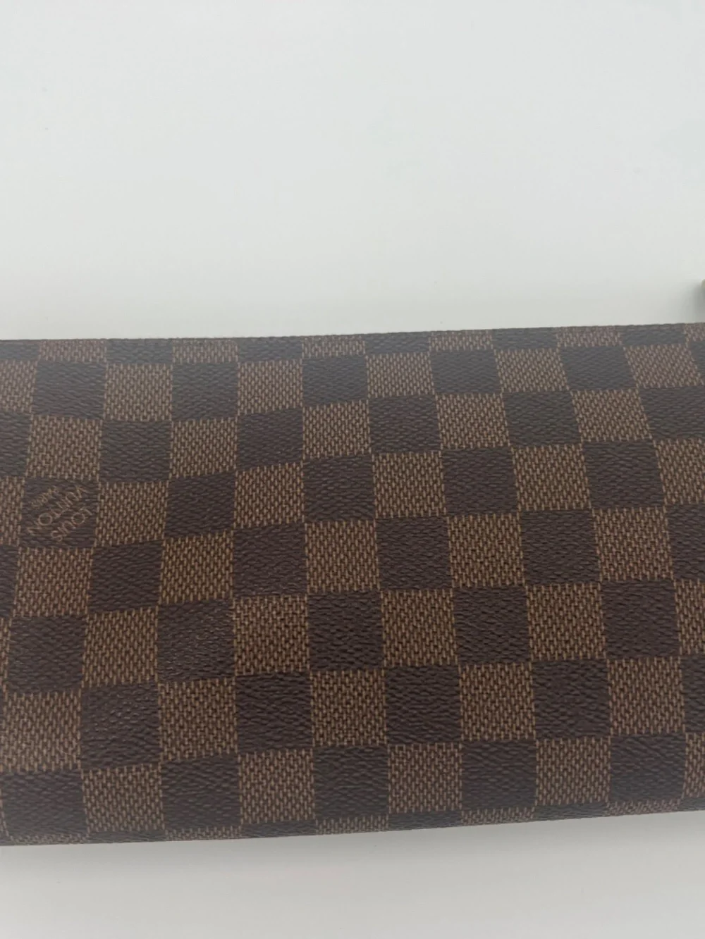 LV Damier Ebene Eva Clutch